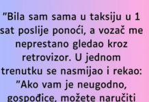 VOZILA se taksijem posle PONOĆI a onda je pretrnula od STRAHA , shvatila je ko je VOZAČ!