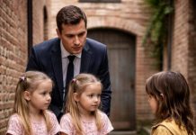 Bogati poslovni čovjek jednom je, napola u šali, rekao iznenađujuću rečenicu maloj djevojčici bez doma:„Ako uspiješ pomoći mojim kćerima blizankama da ponovo prohodaju… posvojit ću te.“ Nekoliko trenutaka kasnije, neočekivan događaj će promijeniti njegov život… i život cijele njegove porodice. 😱😨