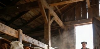 „Žao mi je, gospodine… nemam novca za mlijeko,“ prošaputala je sedmogodišnja djevojčica u pet i trideset ujutro — ali kada ju je teksaški rančer pratio kroz kišu i otkrio gdje se skriva s izgladnjelom bebom, razotkrio je šokantnu priču o napuštanju i borbi za starateljstvo kakvu niko nije mogao naslutiti 😱