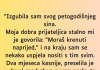 “Dozivjela sam najveću bol, izgubila sam svog sina od pet godina….”