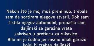 Nakon što je muž preminuo….