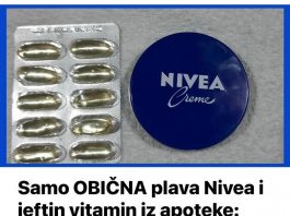 Samo 0BIČNA plava N1vea i jeftin vitamin iz apoteke: Pomiješajte i koristite odmah – dame, to je najbolja stvar ikad! Samo 0BIČNA plava N1vea i jeftin vitamin iz apoteke: Pomiješajte i koristite odmah – dame, to je najbolja stvar ikad! - featured image
