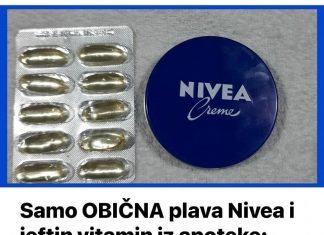 Samo 0BIČNA plava N1vea i jeftin vitamin iz apoteke: Pomiješajte i koristite odmah – dame, to je najbolja stvar ikad! Samo 0BIČNA plava N1vea i jeftin vitamin iz apoteke: Pomiješajte i koristite odmah – dame, to je najbolja stvar ikad! - featured image